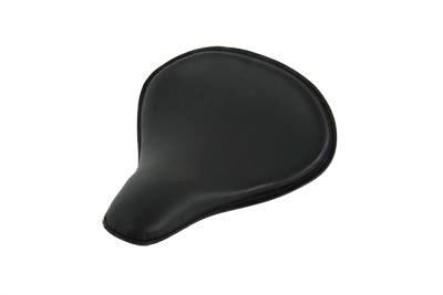 Black Leather Velo Racer Solo Seat