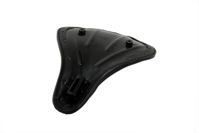 Black Leather Velo Racer Solo Seat