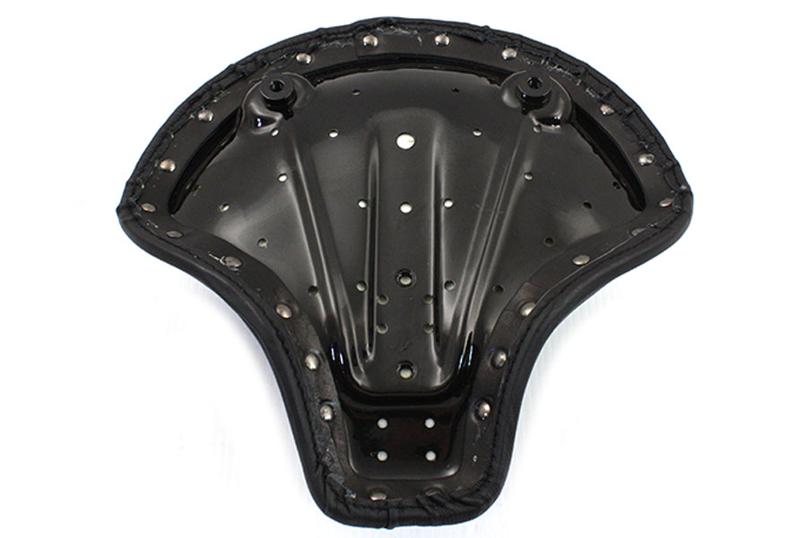 Black Leather Solo Seat