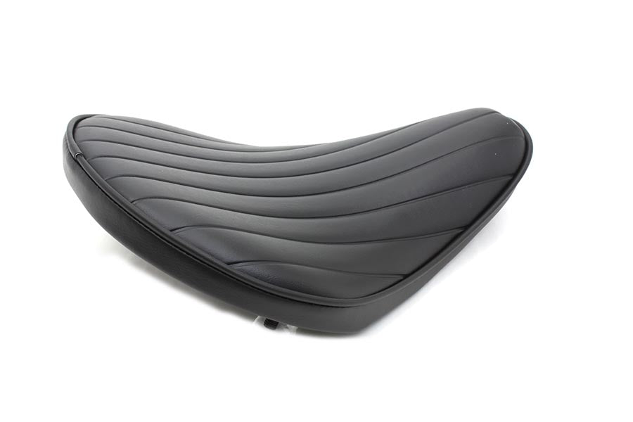 Black Tuck and Roll Solo Seat Small