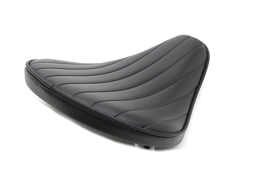 Black Tuck and Roll Solo Seat Small