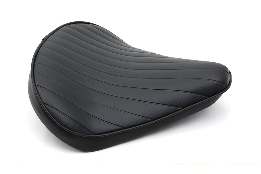 Black Tuck and Roll Solo Seat Large