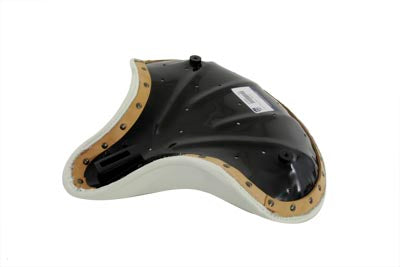 Corbin Gentry White Leather Deluxe Solo Seat