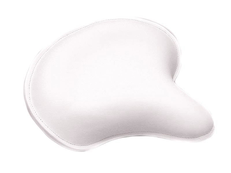 Corbin Gentry White Leather Deluxe Solo Seat