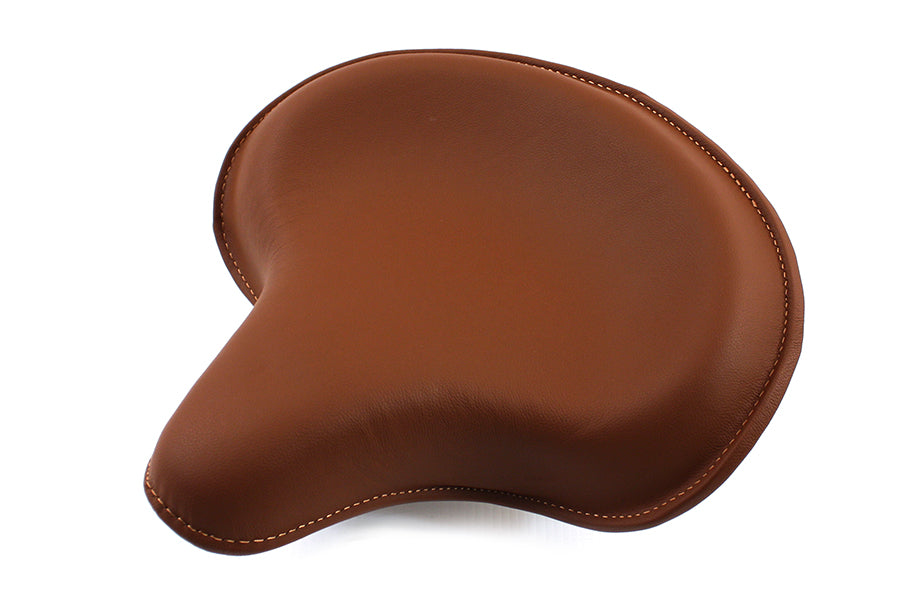 Corbin Gentry Brown Leather Deluxe Solo Seat without Skirt