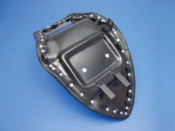 Black Vinyl Frame Mount Solo Seat