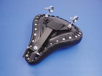 Bates Style Black Leather Seat Kit
