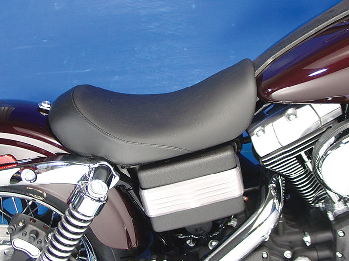 Low Profile Black Vinyl Solo Seat