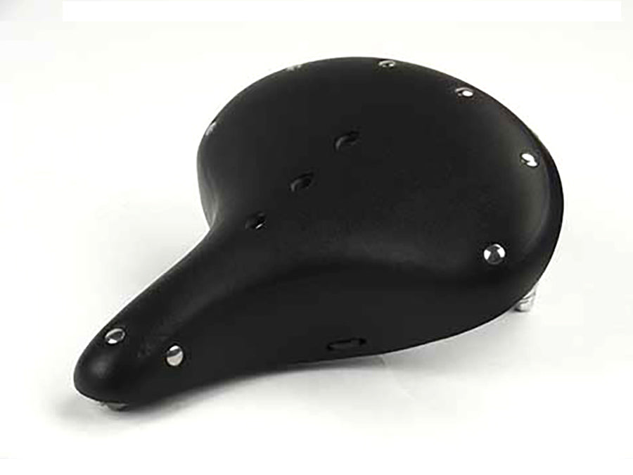 Double Steel Saddle Solo Seat Black