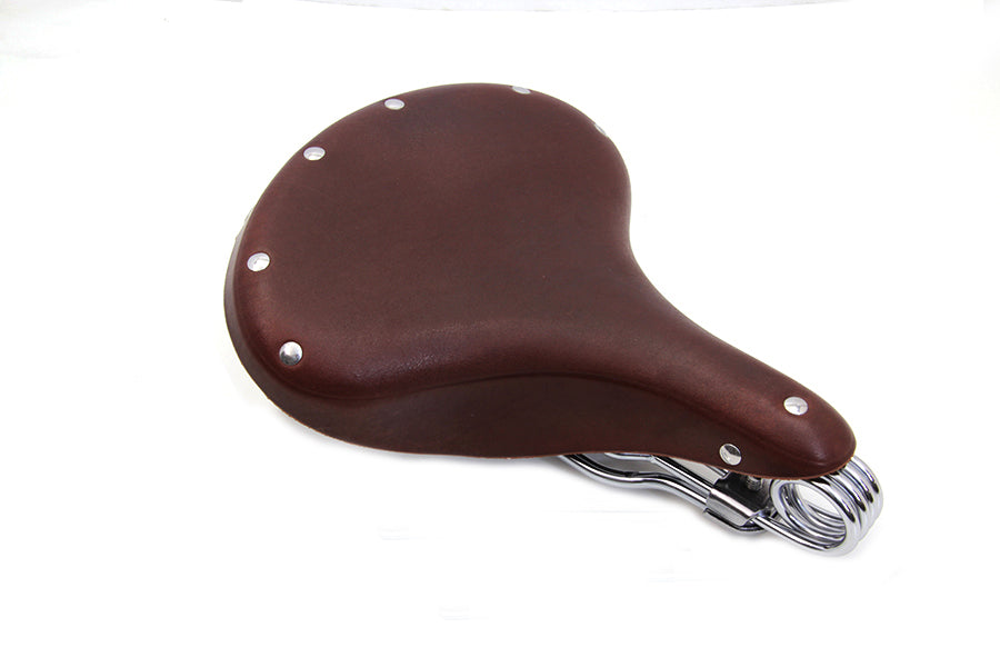 Double Steel Saddle Solo Seat Honey Brown