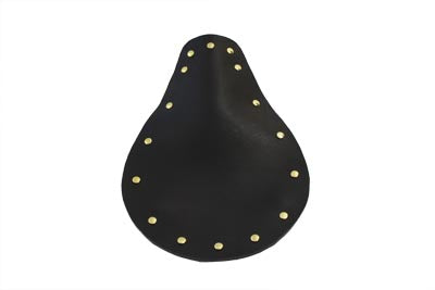 Bare Bones Black Leather Solo Seat