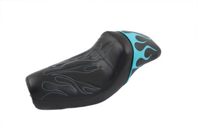 Gunfighter Seat Aqua Flame Style