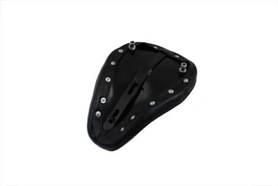 Black Leather Solo Seat