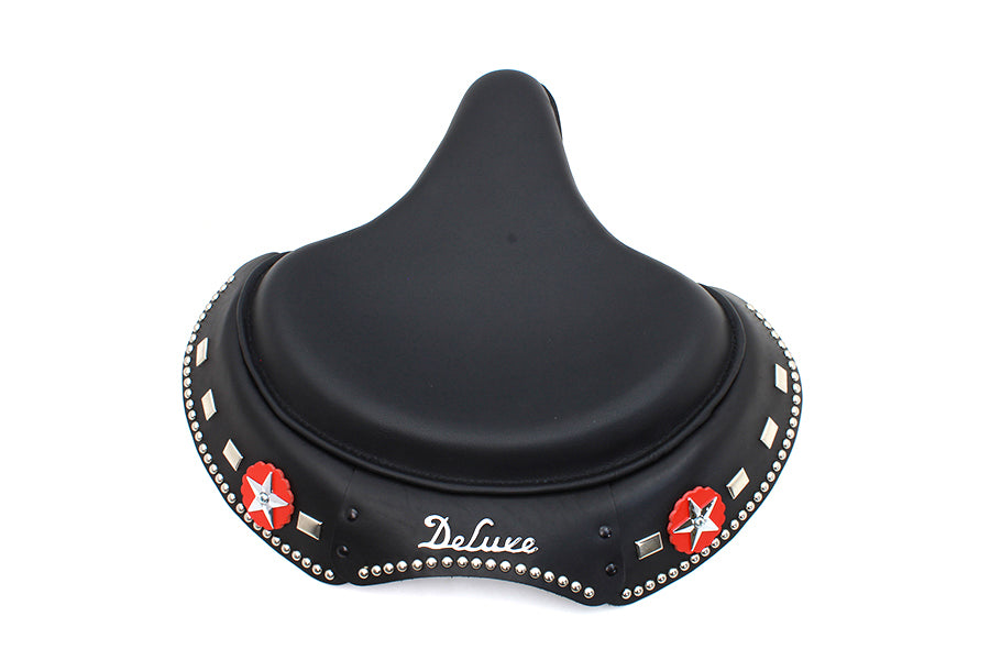 Corbin Gentry Black Leather Solo Seat