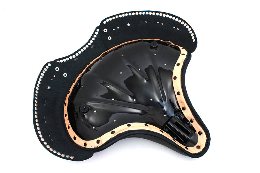 Corbin Gentry Black Leather Solo Seat