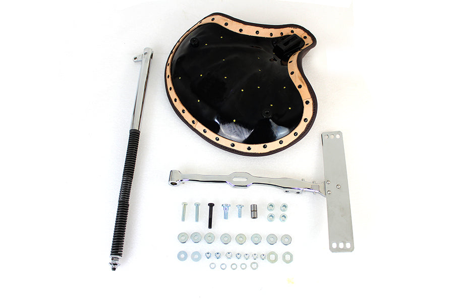 Corbin Gentry Brown Leather Solo Seat Kit