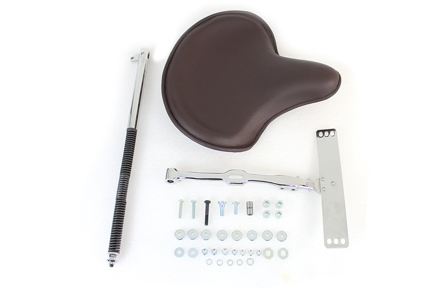 Corbin Gentry Brown Leather Solo Seat Kit