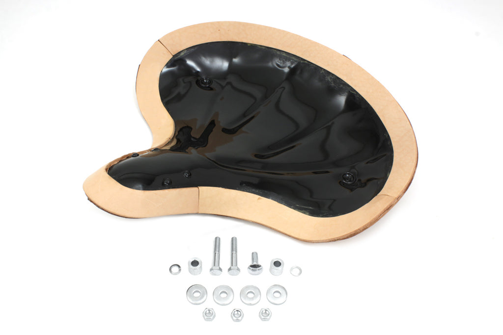 Natural Leather Early Knucklehead Solo Seat Pan