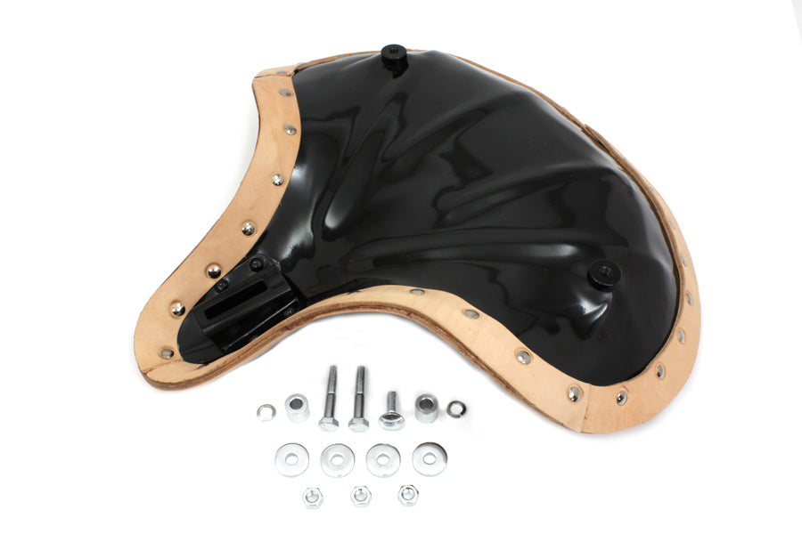 Natural Leather Early Knucklehead Solo Seat Pan