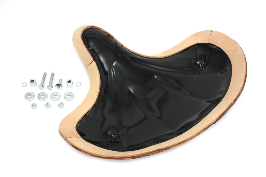 Natural Leather Early Knucklehead Solo Seat Pan