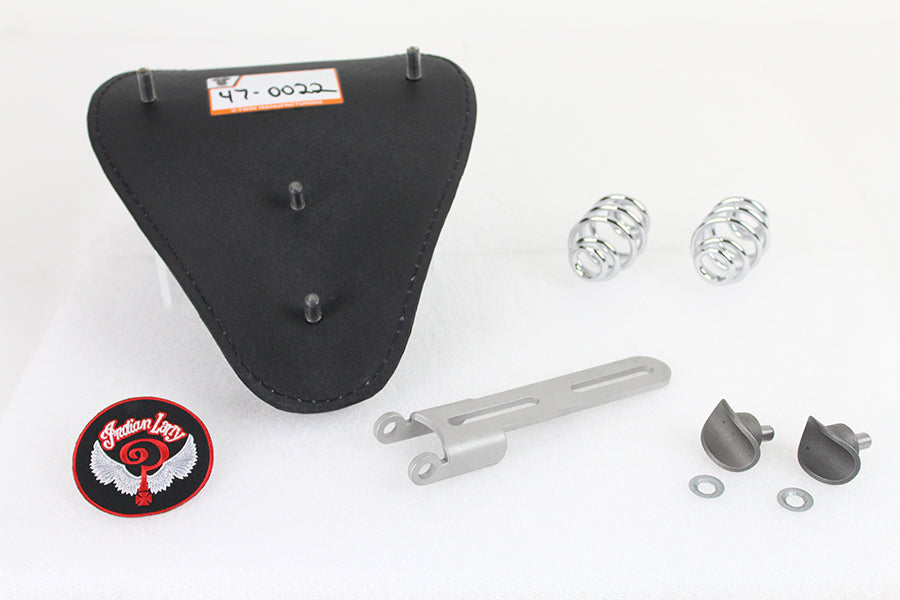 Indian Larry Style Solo Seat Kit Black