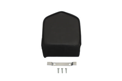 Smooth Black Pointed Sissy Bar Pad