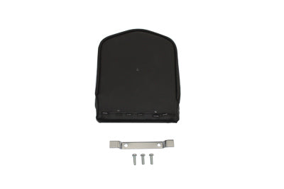 Smooth Black Pointed Sissy Bar Pad