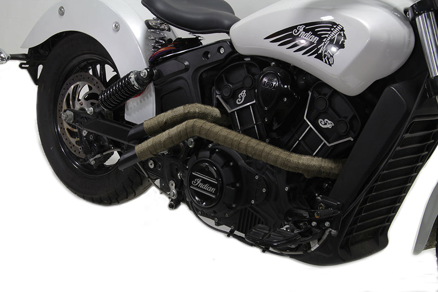 Copper Fiberglass Exhaust Wrap