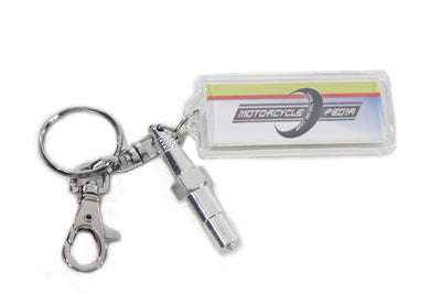 Spark Plug Design Keychain