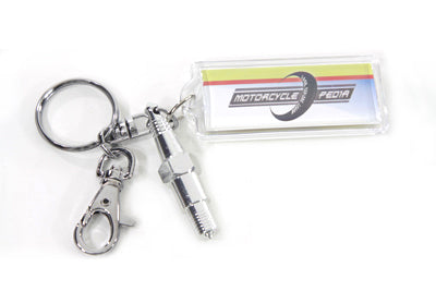Spark Plug Design Keychain