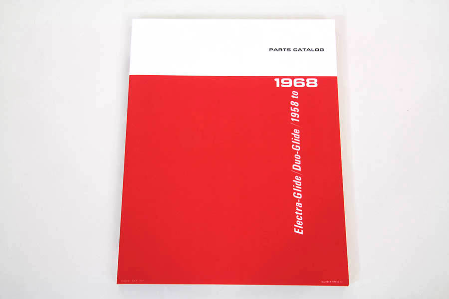 Spare Parts Book for 1958-1968 Big Twin