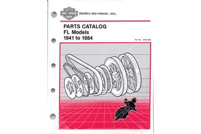 Factory Spare Parts Book for 1941-1984 FLH