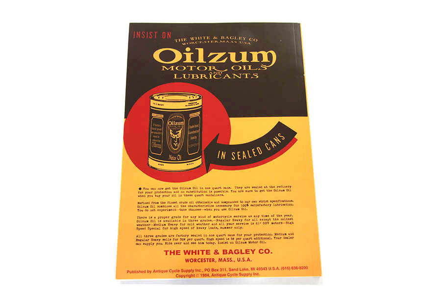 Spare Parts Book for 1930-1940 Big Twin