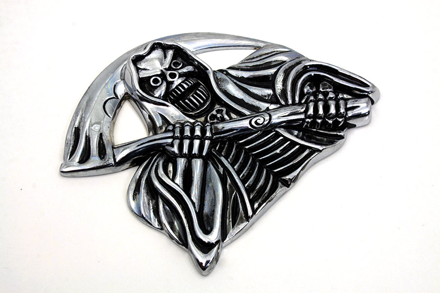 Pewter Grim Reaper with Sickle Emblem