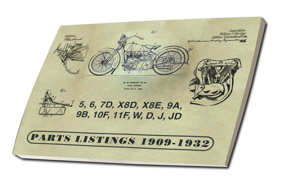 Parts Book for 1909-1932 V-Twins