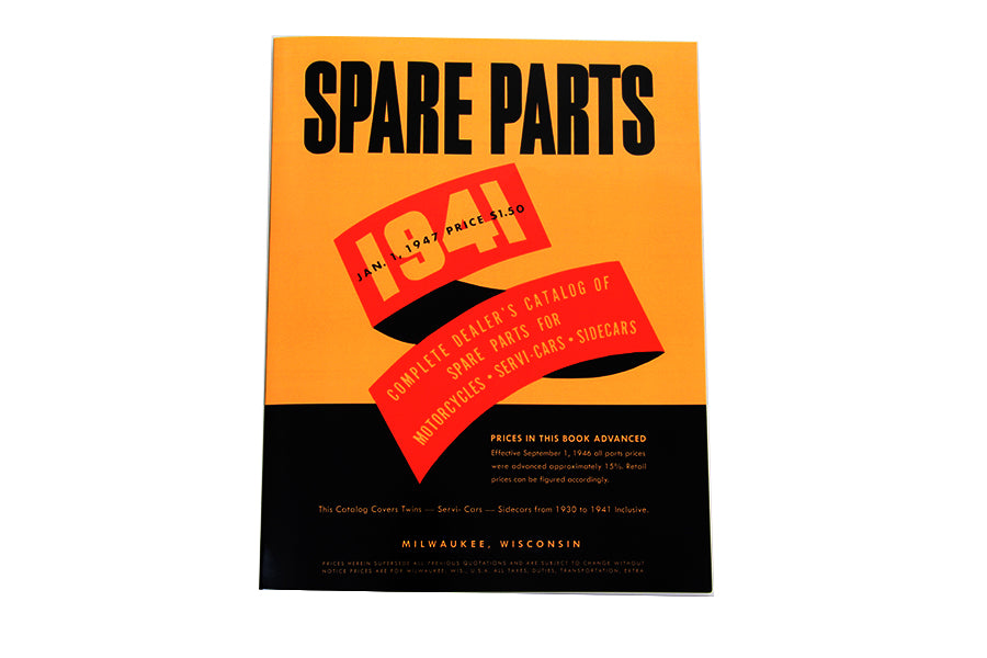Spare Parts Book for 1930-1941