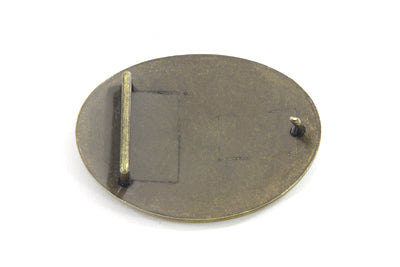 Indian Larry Oval Belt Buckle