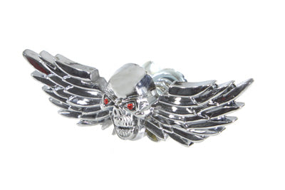 Skull with Wings Medallion Set