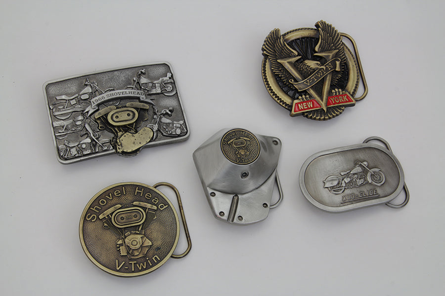 Shovelhead Belt Buckle Set