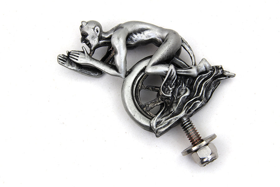 Devil and Wheel Fender Ornament