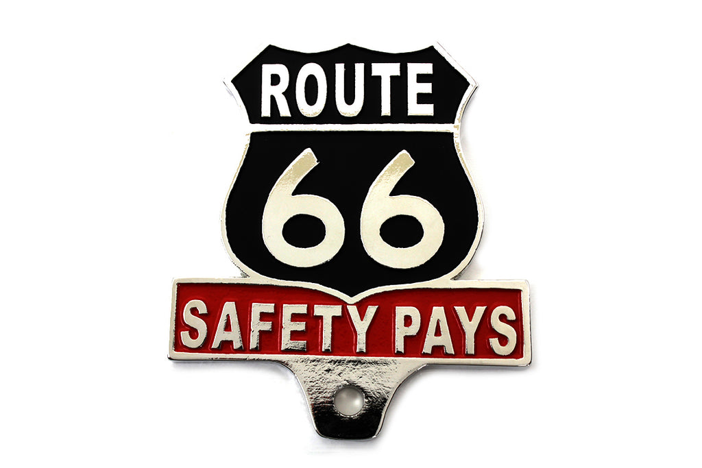 Route 66 License Plate Topper