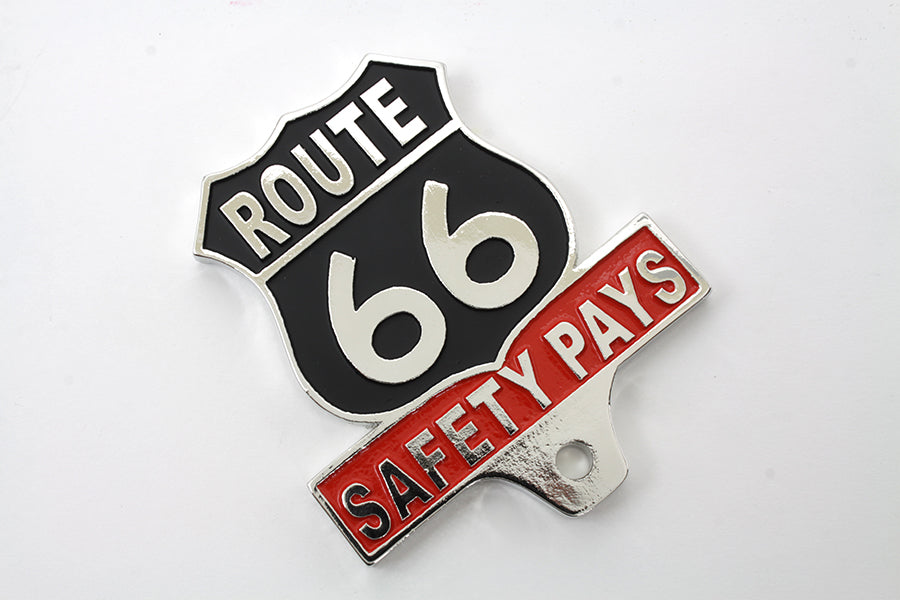 Route 66 License Plate Topper