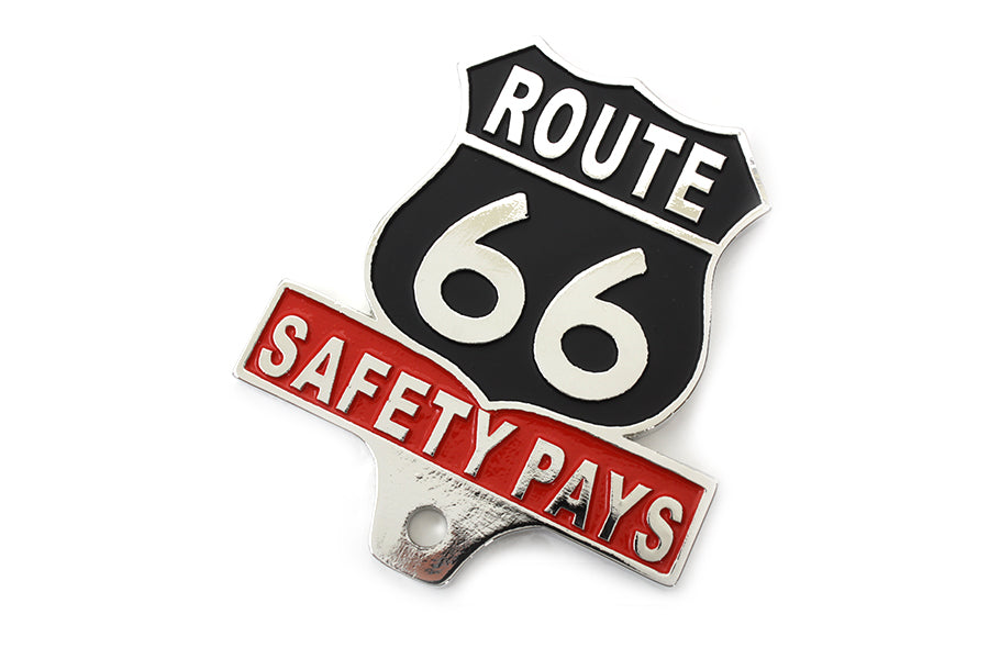Route 66 License Plate Topper