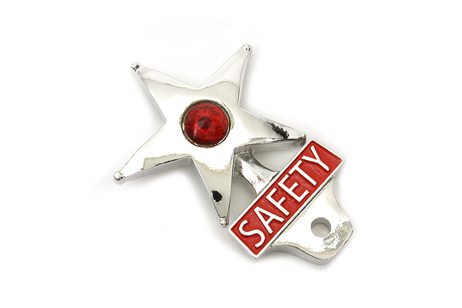 Safety License Plate Topper with Reflector