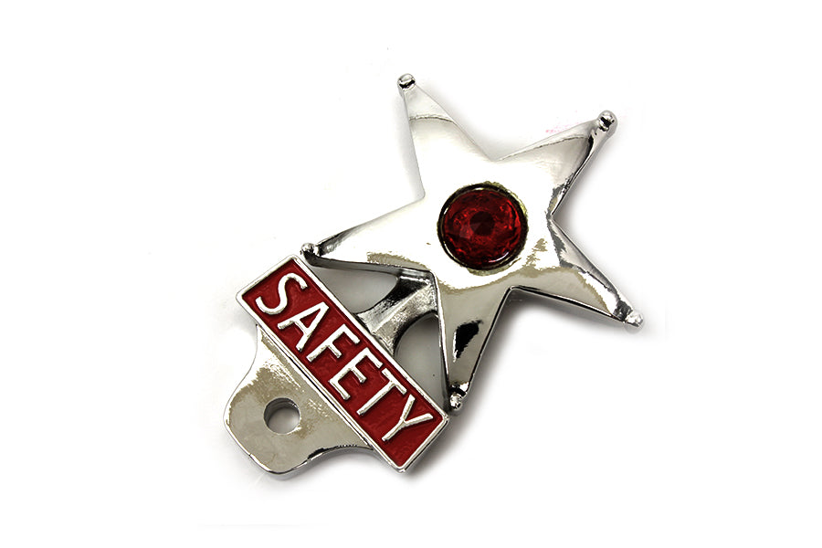 Safety License Plate Topper with Reflector