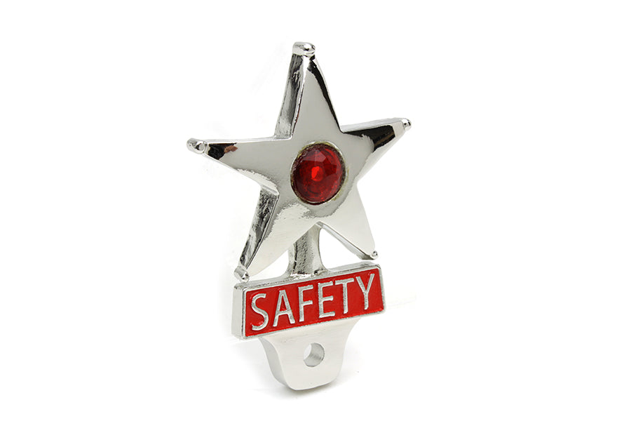 Safety License Plate Topper with Reflector