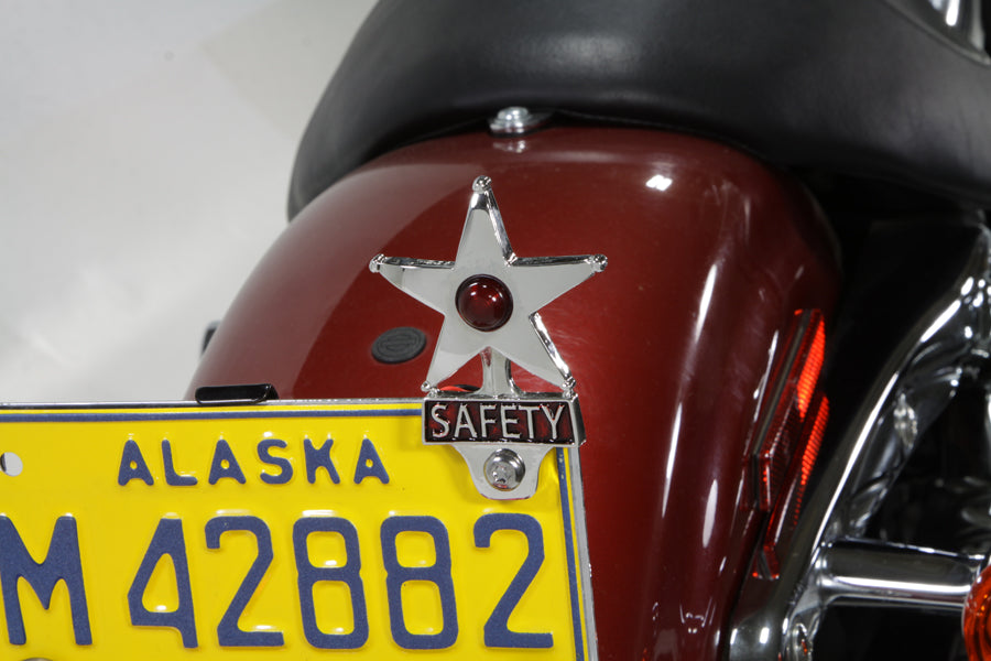 Safety License Plate Topper with LED Lamp