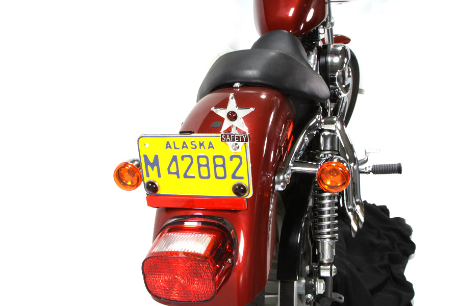 Safety License Plate Topper with LED Lamp