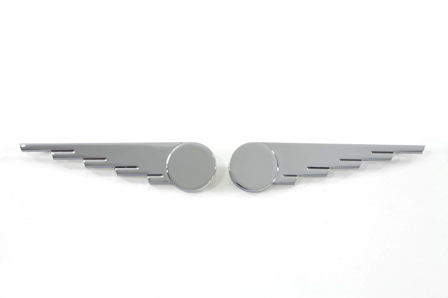 Chrome Speed Wing Emblem Set