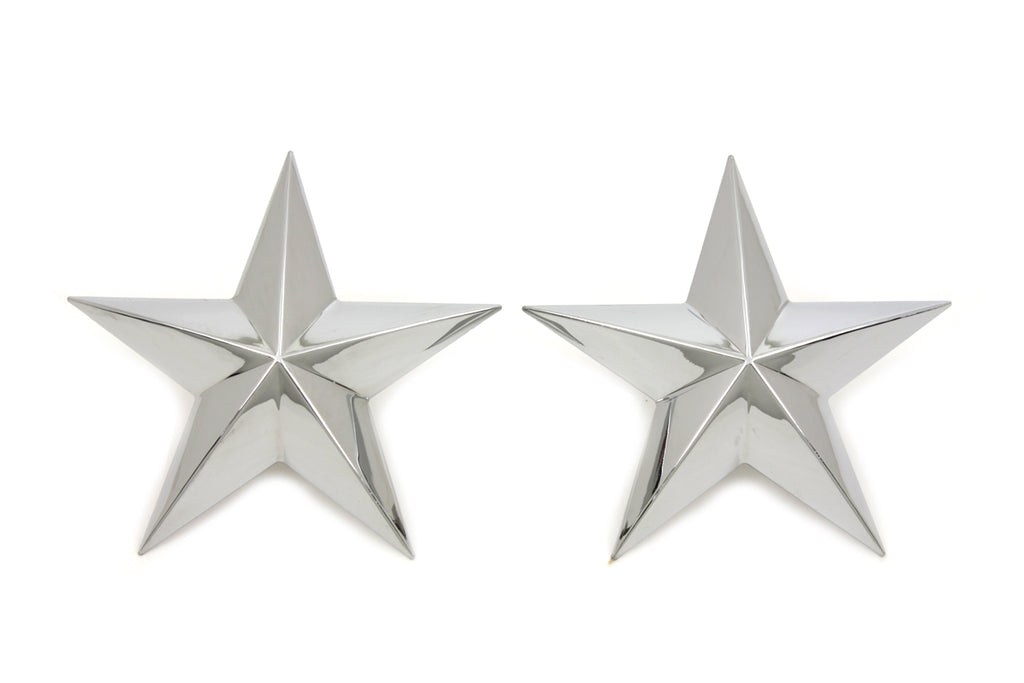 Chrome Decorative Star Stud Set